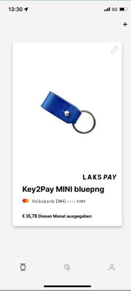 LAKSPAY Wearable Beispiel Schlüsselanhänger
