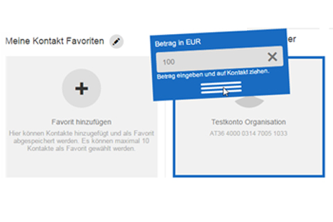 Bild der hausbanking Überwisung.