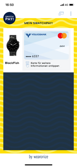 Screenshot Swatchpay App